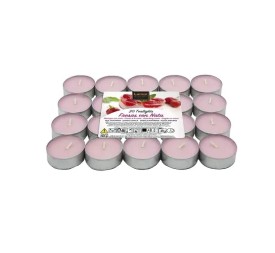 PACK 20 TEALIGHTS FRESAS CON NATA
