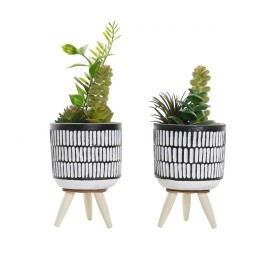 PLANTA CERAMICA PE 7X7X19 MACETA 2 SURTIDO