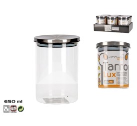 TARRO BOROSILICATO 650ML T/METAL LUX
