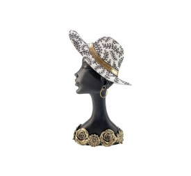 MUJER AFRICANA DEC.(Poliresina)(18*7*34)