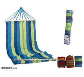 HAMACA LONA DECORADA 200X80CM 3 SURTIDOS