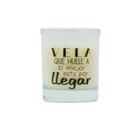 VELA VASO PERF. MENSAJE  LO MEJOR