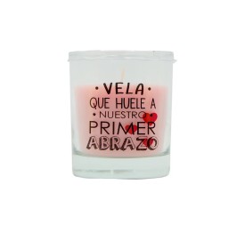 VELA VASO PERF. MENSAJE ABRAZO
