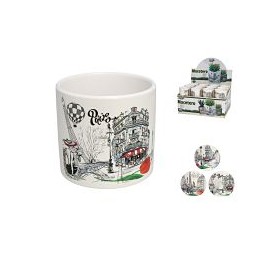 MACETERO DOLOMITA 13X12 CM CIUDADES 3 SU