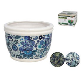 MACETERO DOLOMITA 18X12,5 CM BLUE 2 SURT