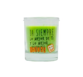 VELA VASO PERF MENSAJE SIEMPRE