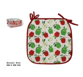 COJÍN SILLA MANZANAS 38X38X3 CM