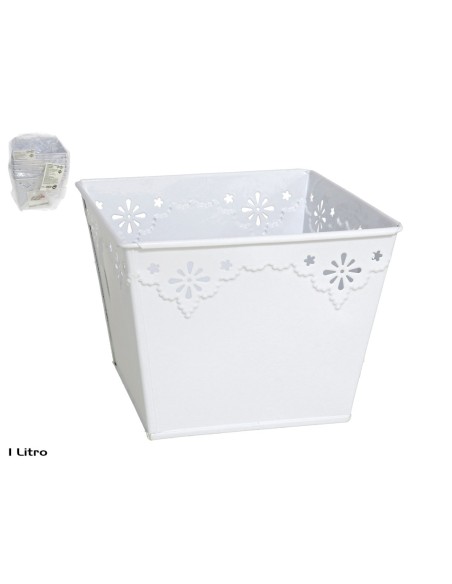 JARDINERA CUBO CUADRADO LORRAINE 1L 14X1