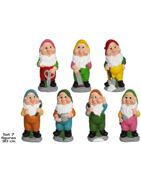 ENANITO DE JARDÍN 30X13X10CM 7 SURTIDOS