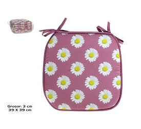 COJÍN ROSA PÁLIDO MANZANILLA 39X39X3CM