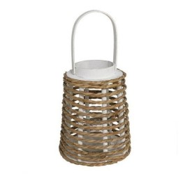 PORTAVELAS C/VASO CRISTAL LAIT 25X20CM