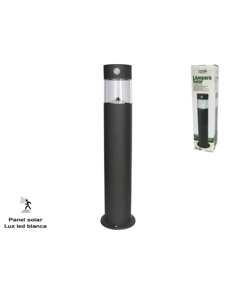 LÁMPARA SOLAR BALIZA 3 LED 50.5X9CM