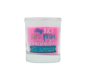 VELA VASO PERF. MENSAJE TU SONRISA