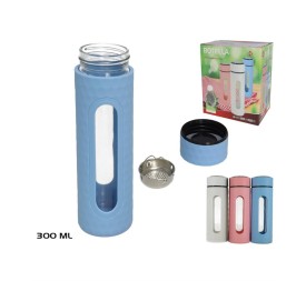BOTELLA INWATER 300ML 19X6CM 4 SURTIDO