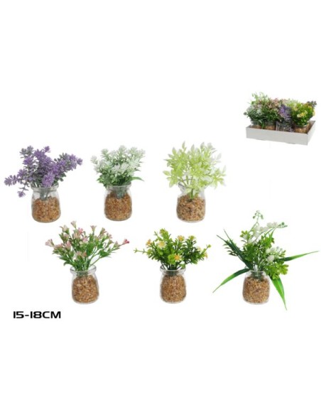 MACETA CRISTAL RELLENOS SURTIDOS 15-18 C