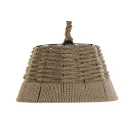 LAMPARA TECHO METAL CUERDA 35X35X22 NATURAL