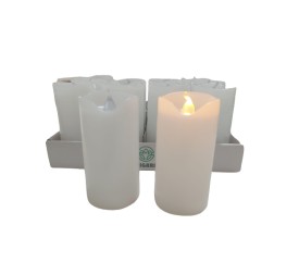 VELA LED BLANCA 5X10CM