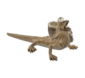 FIGURA RESINA 28X15X10,5 LAGARTO DORADO