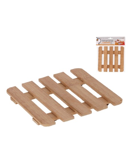 SALVAMANTEL CUAD 15X15 BAMBÚ SALVAMANTEL CUAD 15X15 BAMBÚ