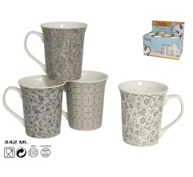 TAZA MUG CERÁMICA 342ML KANSAS 4SURTIDOS