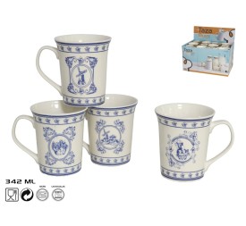 TAZA MUG CERÁMICA 342ML TEXAS 4 SURTIDOS