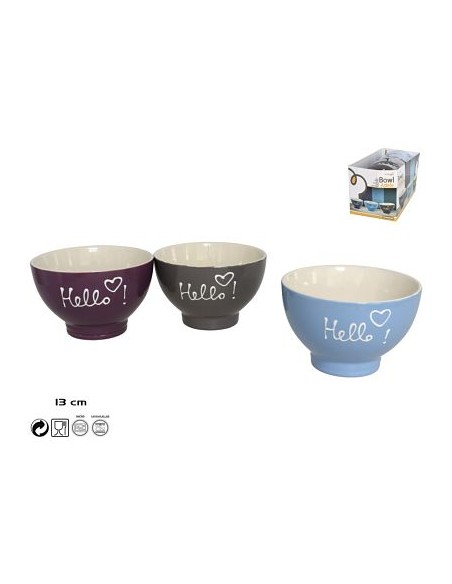 BOWL GRÉS 13CM ADELE 3 SURTIDOS