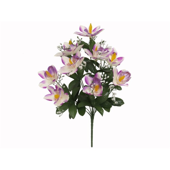 RAMO ORQUIDEA X10-43CM (VIOL