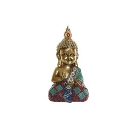 FIGURA RESINA 14X12X26 BUDA DORADO