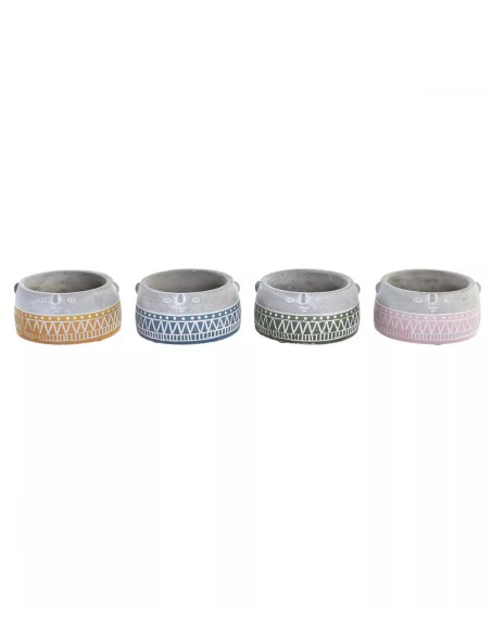 MACETERO CEMENTO 16X16X8 CARA 4 SURTIDO