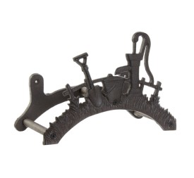 SUJETAMANGUERAS HIERRO COLADO 27X14X19 MARRON