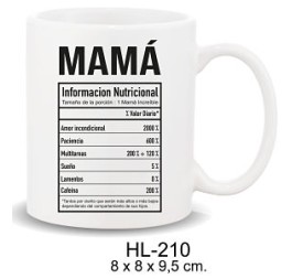 MUG CON MENSAJE , MAMA INF.NUTRIC.