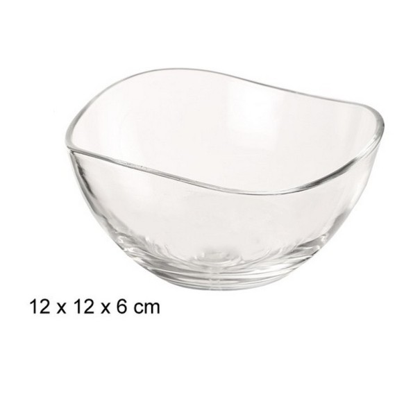 BOWL FLOR VIDRIO 12x12x6cm