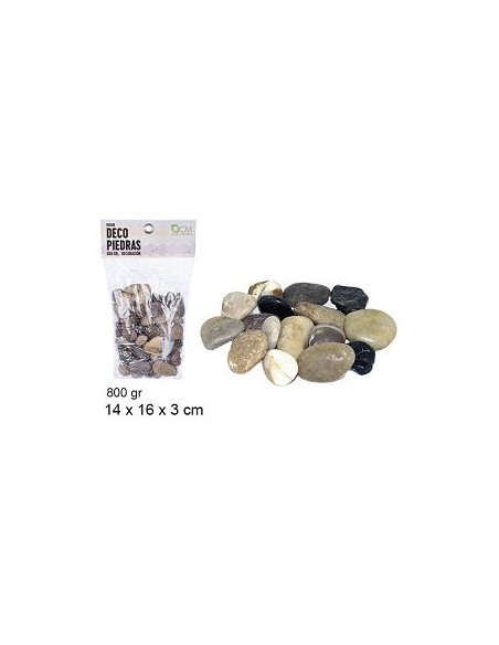PIEDRAS MEDIANAS DECORACION 800gr PIEDRAS MEDIANAS DECORACION 800gr