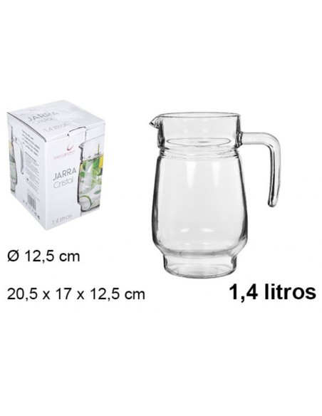 JARRA CRISTAL 1.40 LITROS