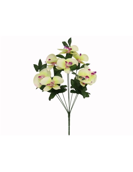 RAMO ORQUIDEAS SATIN X 8-41CM (VERDE)