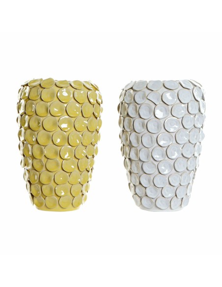 JARRON GRES 23X23X34,5 RELIEVE 2 SURT.