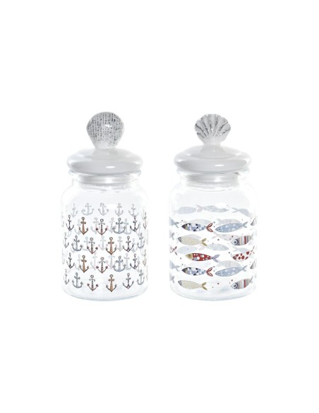 BOTE CRISTAL GRES 11X11X23 900ML, COSTA 2 SURT.