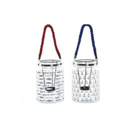 PORTAVELA CRISTAL 16X16X23,5 3,5L, COSTA 2 SURT.