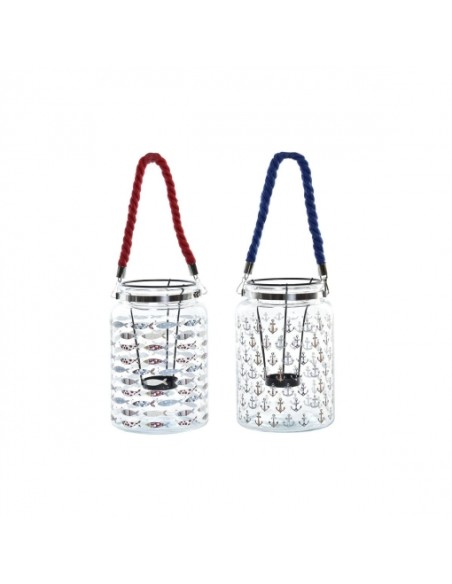 PORTAVELA CRISTAL 16X16X23,5 3,5L, COSTA 2 SURT.