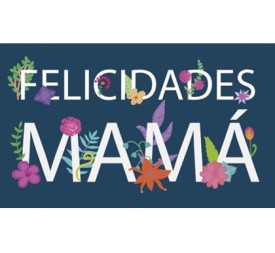 R.250 ETIQUETAS AZULES -FELICIDADES MAMÁ-
