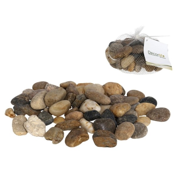 PIEDRAS DECORACIÓN 600G 2-3CM -NATURAL