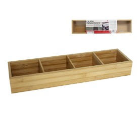 CAJON ORGANIZADOR BAMBÚ 44,5X10X6,5 CM