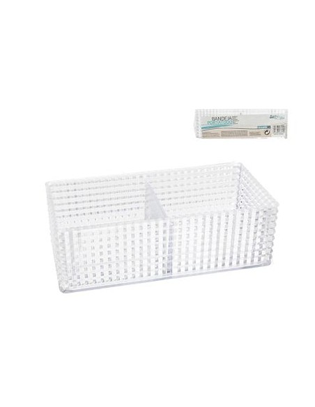 BANDEJA PORTATODO 16,5X8X5CM 2 AREAS