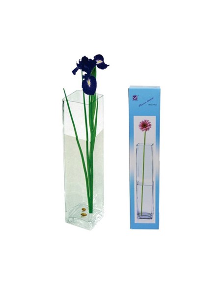 FLORERO CRISTAL 12X12X60CM