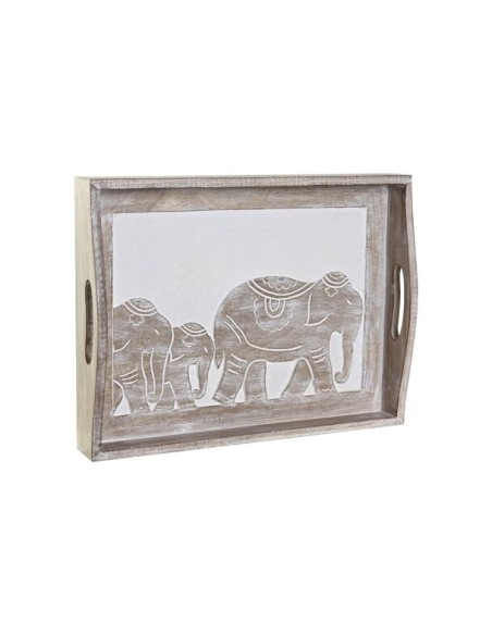 BANDEJA DECORACION MANGO 40,5X30,5X7 ELEFANTE