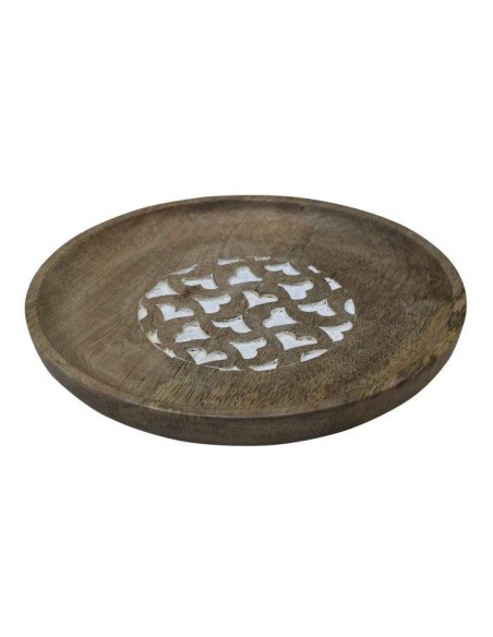 BANDEJA VACIABOLSILLOS MANGO 20X20X2 DECAPE MARRON