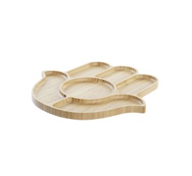 BANDEJA BAMBU 30,5X30,5X1,6 MANO HAMSA NATURAL