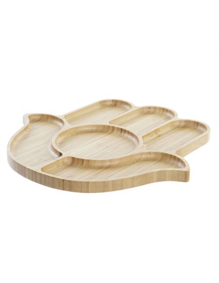 BANDEJA BAMBU 30,5X30,5X1,6 MANO HAMSA NATURAL BANDEJA BAMBU 30,5X30,5X1,6 MANO HAMSA NATURAL
