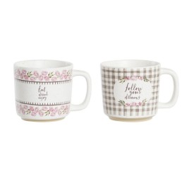 MUG PORCELANA NEW BONE 10,4X10,4X7,3 330ML 3 SURT.