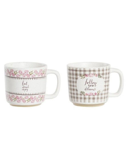 MUG PORCELANA NEW BONE 10,4X10,4X7,3 330ML 3 SURT.